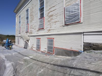 Exterior Garage Refinishing