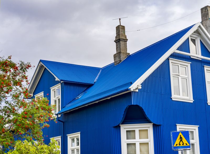 Brightly Painted House